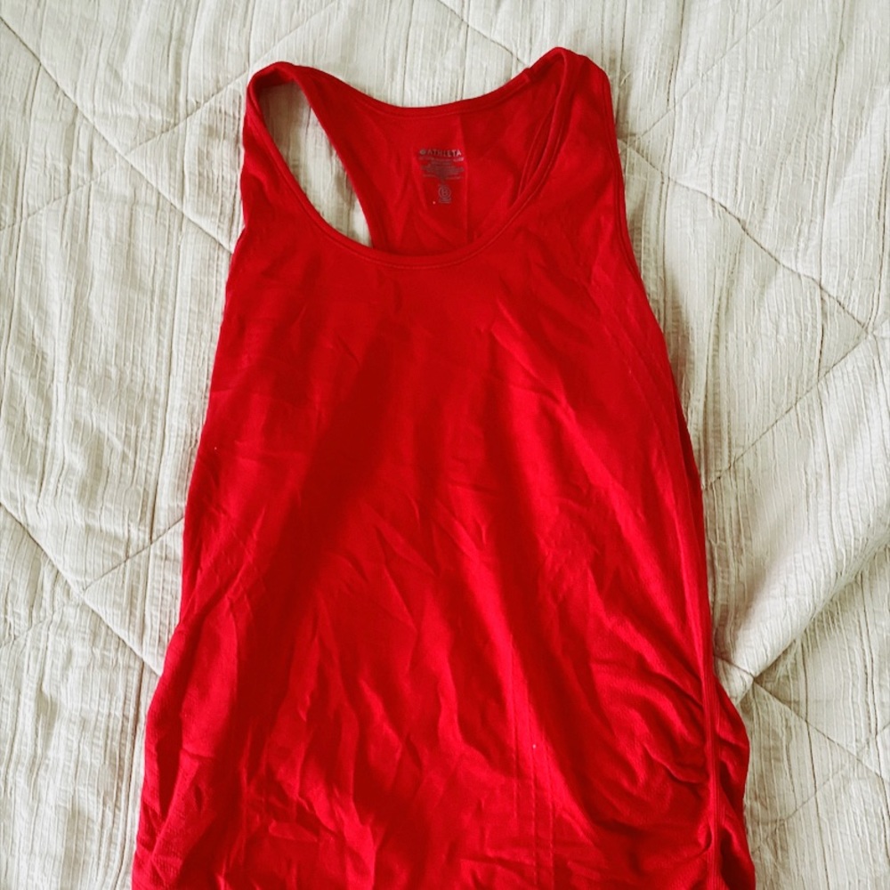 Athleta Red Work out Tank